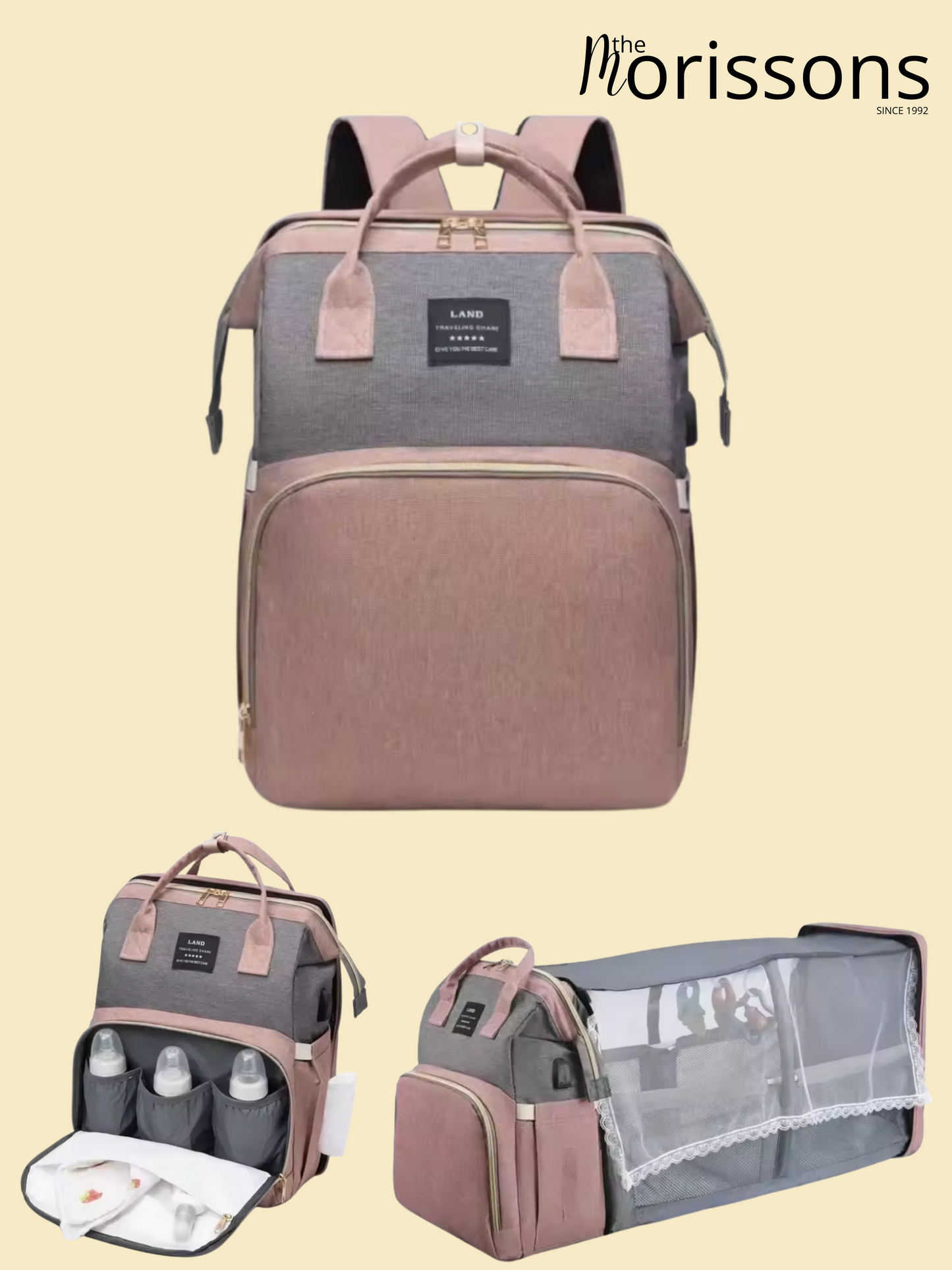 Multi-Functional Baby Diaper Bag